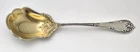 Towle RUSTIC Sterling Silver 5 7/8" Shell Sugar Spoon w/ Gold Wash Bowl NO MONO