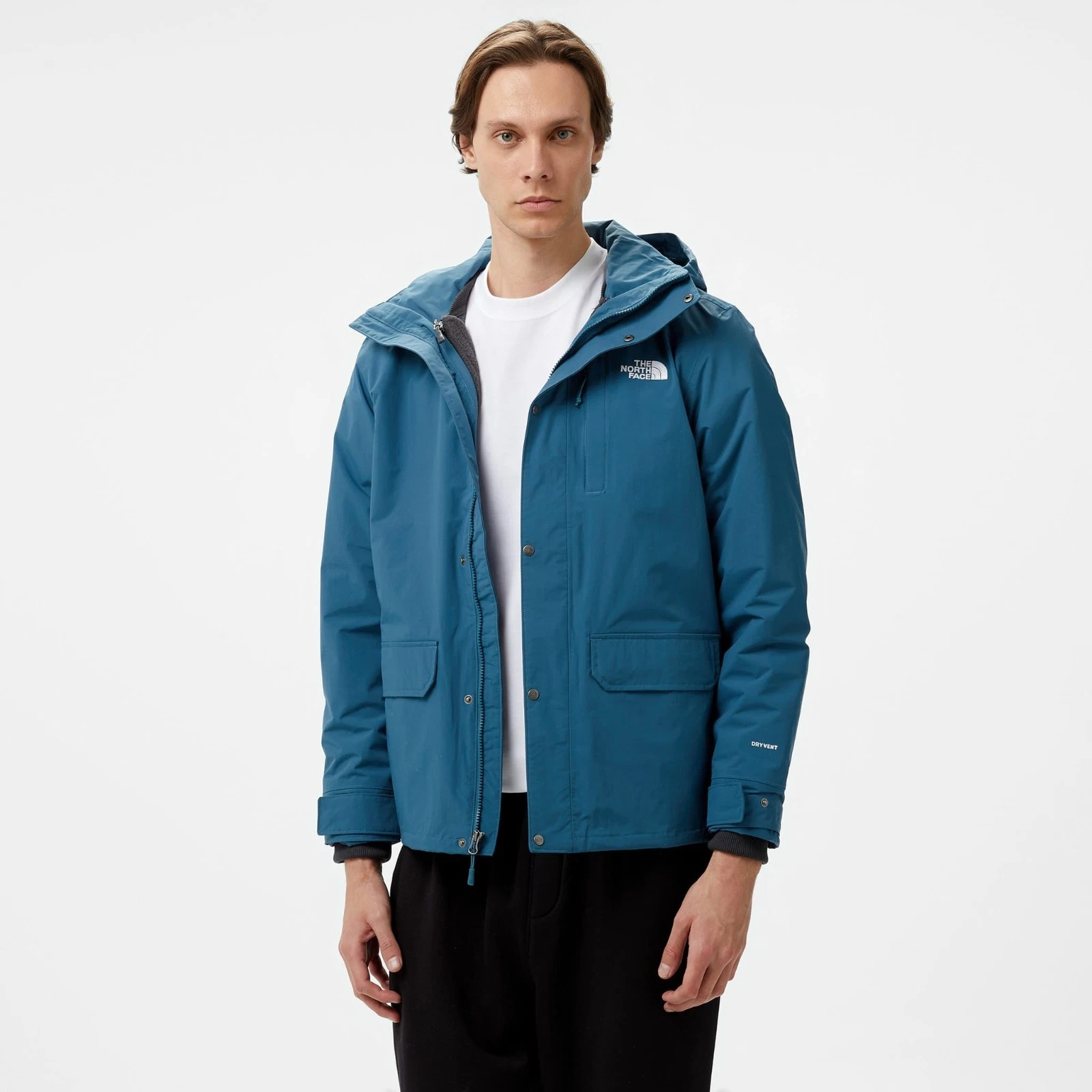 The North Face Mens Pinecroft Triclimate Jacket / BNWT / Storm Blue Waterproof M