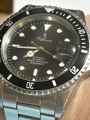 Raro orologio subacqueo automatico Santo Joannes Submariner Seabrave vintage dal Giappone - Foto 24 di 24