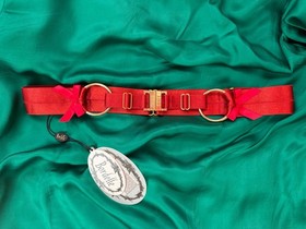 Bordelle Burnt Red Adjustable Belt One Size NWT