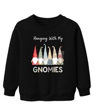 Hanging With My Gnomies Weihnachts Wichtel Zwerg Skandinavisch Unisex Kinder Swe