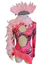 Pink Freestyle Dance Costume Suit Size 8  Fast Slow U16 U14 Adult