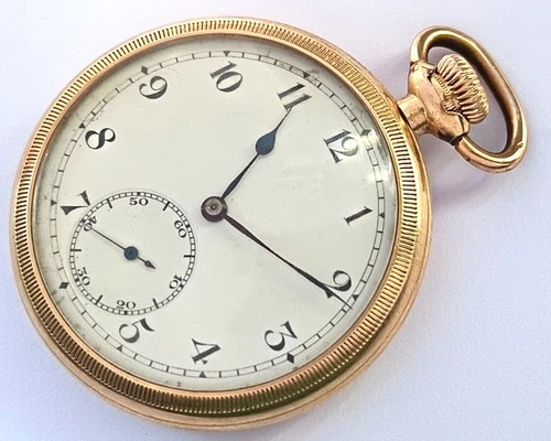 SWISS MADE  ART DECO MEN'S WIND UP ANTIQUE POCKET WATCH