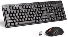 Teclado Y Mouse Inalambrico Para PC Computadora Tama o Completo DPI Ajustable