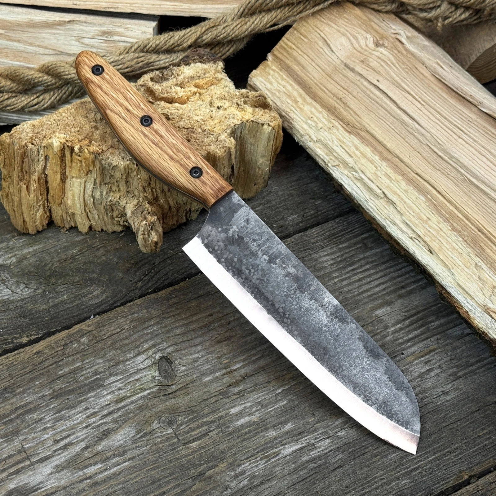 7.28in Chef Knife 52100 Steel Hand Forged Kitchen Butcher Cooking Knife Sharky
Opens in a new window