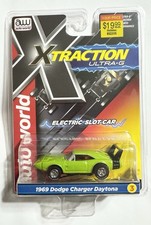 Auto World Xtraction UltraG 1969 Dodge Charger Daytona HO Slot Car SC373/48 NEW
