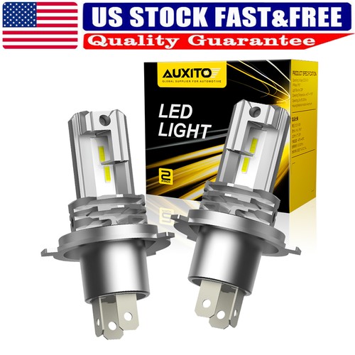 AUXITO Combo H4 9003 Kit de faros LED Bombillas haz alto bajo súper blanco 40000LM - Imagen 18 de 21