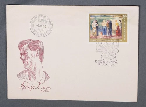 MayfairStamps Hungary FDC 1967 Szonysran Painting First Day Cover aaw_87285