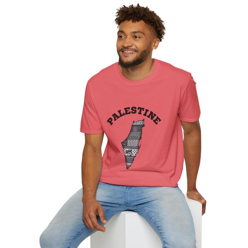 Palestine Softstyle T-Shirt, Comfortable Unisex Tee for Proud Heritage, Gift for - Picture 11 of 62