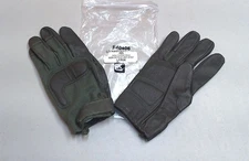 US Military Issue OD Green Leather Army Combat Gloves Size Large