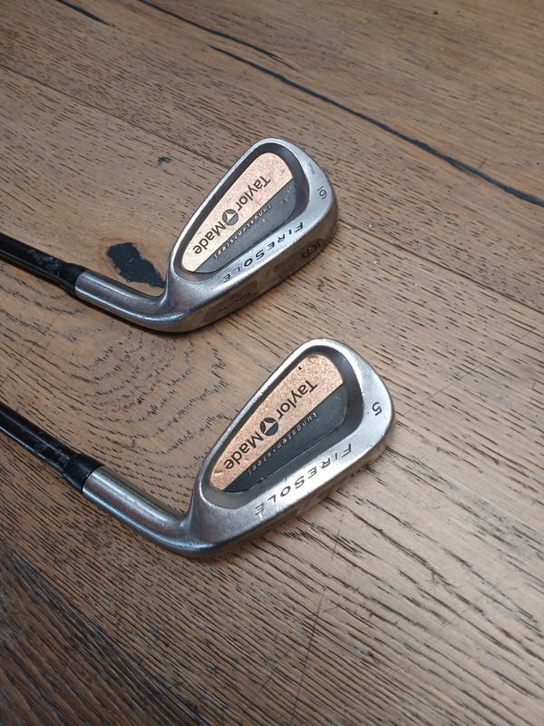 taylormade Firesole 5 and 6 iron bubble shaft irons
