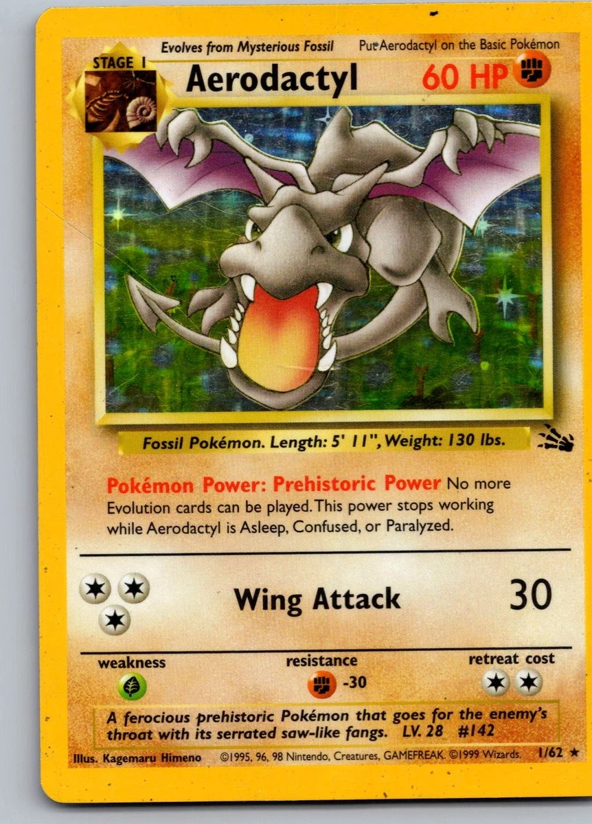 Aerodactyl 英語版 1/62 Aerodactyl 1/62 Fossil for sale | eBay