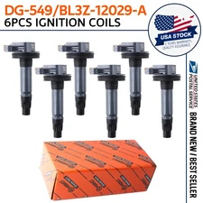 6PC DG549 Engine Ignition Coil Direct For Ford Lincoln Ecoboost For Motorcraft