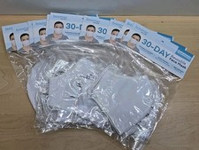 10 Boomer Naturals Silver Reusable 30 day White Face Masks Men Women Dr recomend