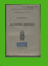 principi di RAGIONERIA GENERALE manuale sabino spinedi 1921.ib