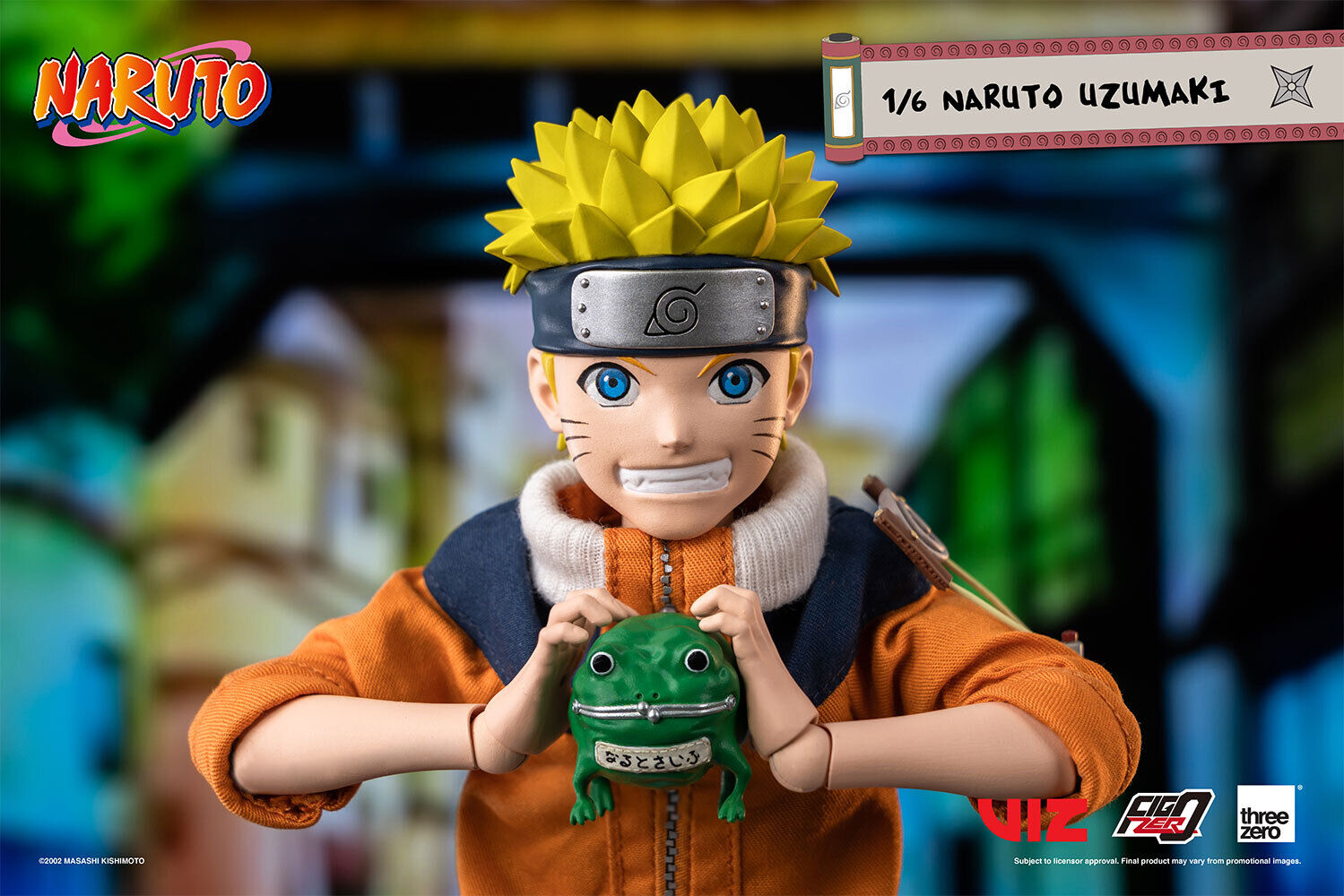 Action Figure Naruto Uzumaki Gennin: Naruto Clássico - Escala 1/6