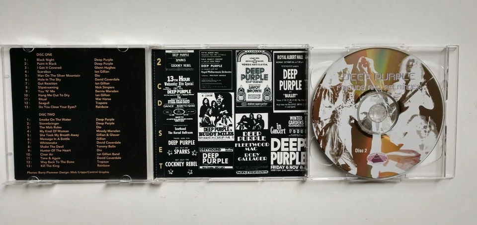 The Friends And Relatives Album Deep Purple 2 CD Set 1999 Dio Rainbow - Image 4 of 4