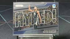 2018-19 Panini Prizm Get Hyped! Silver Kevin Durant #6 Golden State Warriors