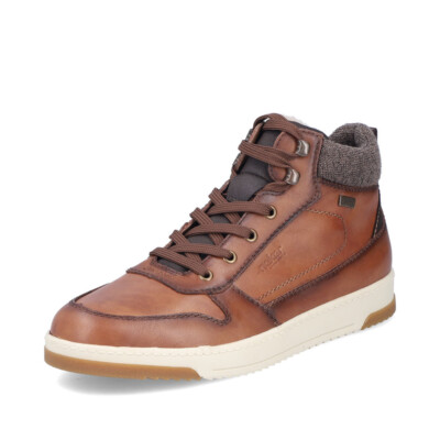 Rieker Men's Boots Winter Shoes Leather Brown 17530