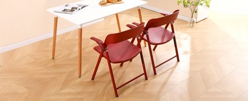 Plastic Folding Chairs with Detachable Armrest, Portable Folding Office Chair - Picture 23 of 60