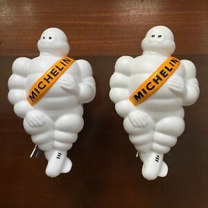 2 x14" Michelin doll bibendum man advertise figure mascot tire with white light