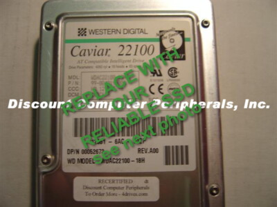 Replace Worn Out WDAC22100 AC22100 3.5 IDE Drive with CF SSD 4GB 40 PIN IDE Card