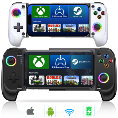 Controller Handy für Android/iOS mit Hall Effect Joystick, Smartphone Controller