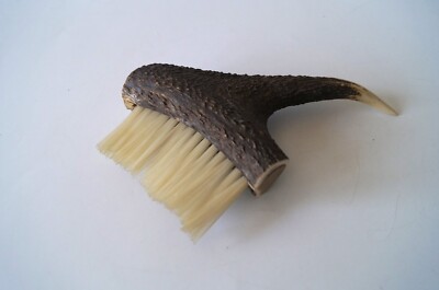 Handarbeit Kleiderbürste Vintage 80er Sammlerstücke Naturmaterialien Horn Geschenk