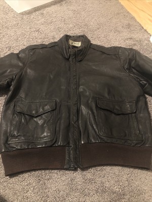 ll bean leather jacket