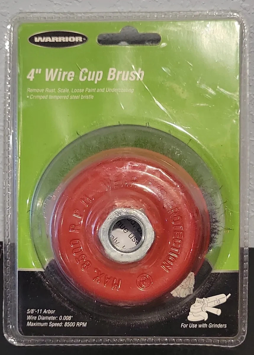 Warrior crimped wire cup brush deals