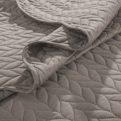 3 Stück Beige Gesteppt Geprägt Tagesdecke Queen King Size Bettdecke Bettüberwurf Set - Bild 15 von 35