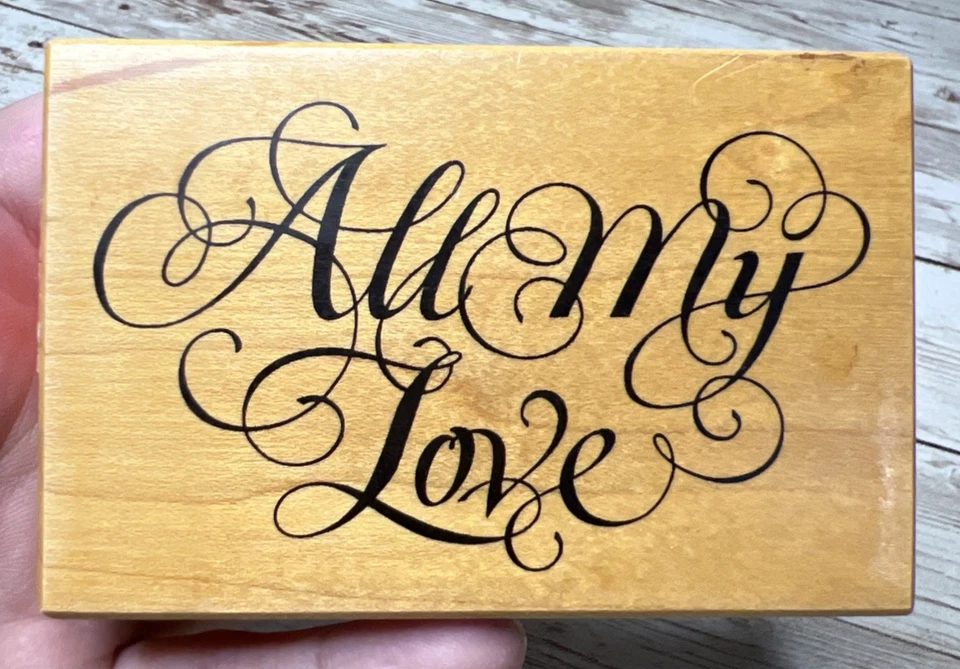 Lot of 9 Sayings Quotes PSX Design (1990-1999) Wood Mounted Rubber Stamp Vintage - Image 4 of 4