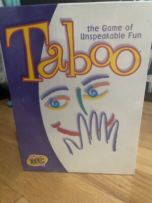 Taboo The Game Of Unspeakable Fun ~ 2000 Hasbro *Brand New* 10th Anniversary