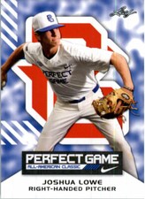 10-Count Lot JOSHUA LOWE 2015 Leaf Perfect Game All-American Classic Rookies