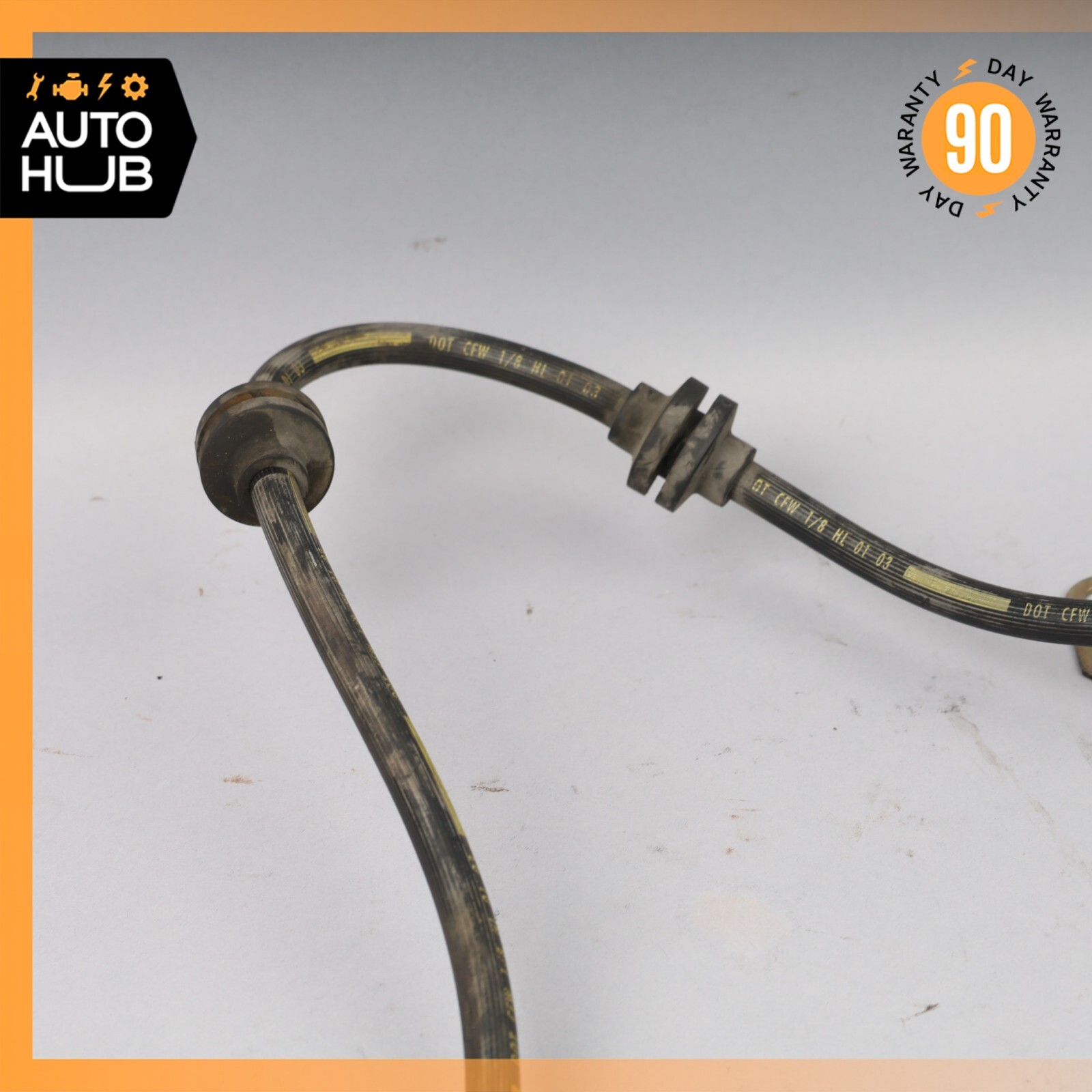 Maserati Spyder 4200 M138 Front Left Side Brake Hose Pipe Line w/ Bracket OEM