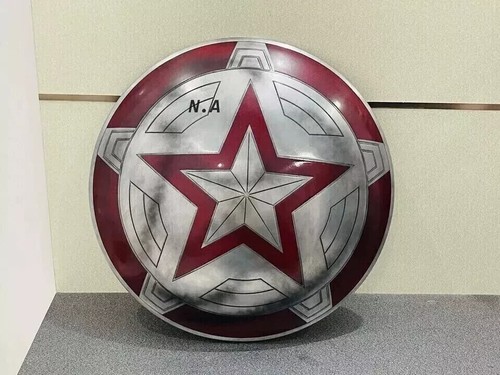 22" Red Guardian Shield Marvel Cinematic & Damage Replica Armour For Cosplay - Bild 3 von 3