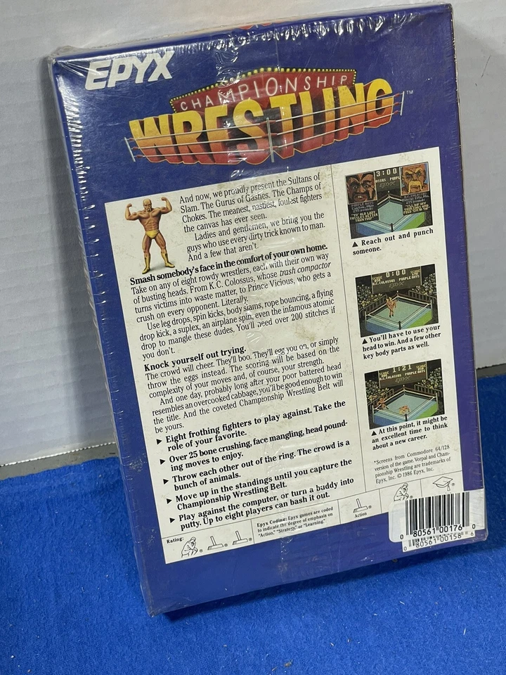 New Sealed Championship Wrestling by EPYX Atari ST - Image 3 of 3