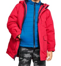 Lands End Squall 3 in 1 Waterproof 2 Jackets Wear 3 Ways BOYS or GIRLS Size 7