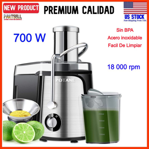 Extractor De Jugos Para Frutas Y Vegetales Exprimidor De Jugo Acero  Inoxidable | eBay