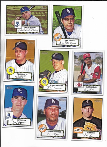 2001 Topps Heritage PICK-A-CARD Damon Buhner Snow Thome Soriano FINISH YOUR SET - Picture 188 of 219