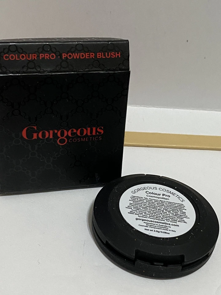 Precioso rubor en polvo cosmético color Pro Cosmopolitan nuevo con caja Foto 4 de 4