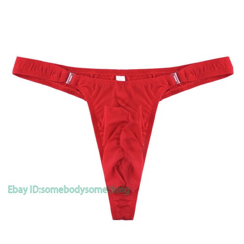 Hombres Tanga T-Back Ropa Interior Tanga Bolsa Calzoncillos Bikini Transpirable Moda - Imagen 15 de 21