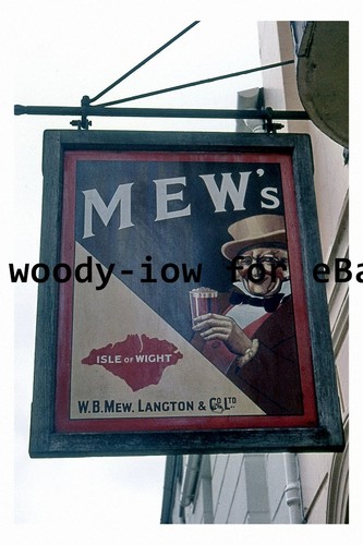 PT9796 - Ryde, Mew Langton Pub Schild, Isle of Wight - Druck 6x4