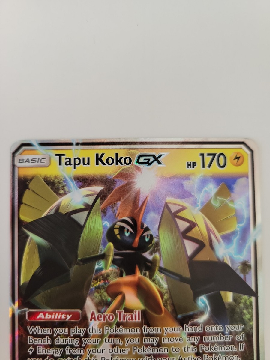 Pokemon Tapu Koko GX Card - SM33 Black Star Promo - Collectible Trading Card Game - View #7