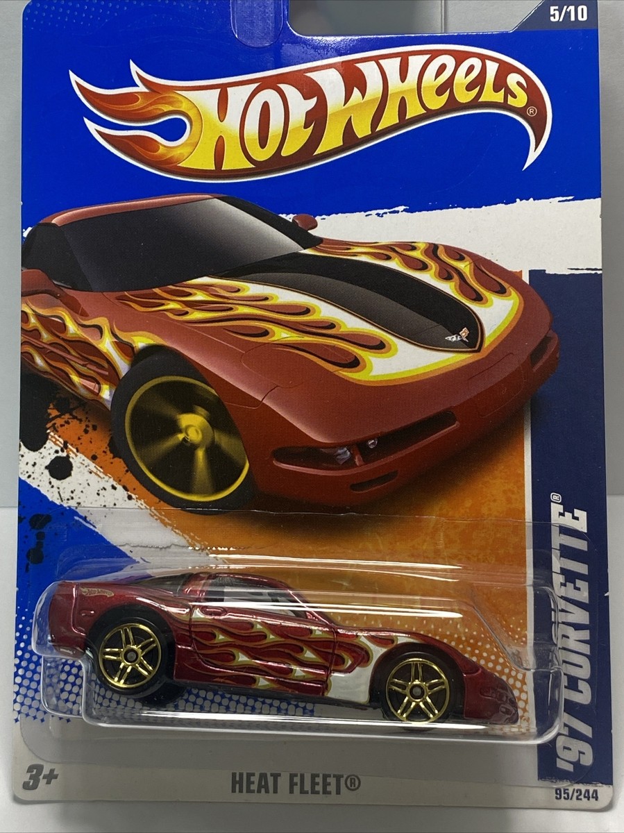 HOT WHEELS VHTF 2011 HEAT FLEET SERIES 97 CORVETTE | eBay