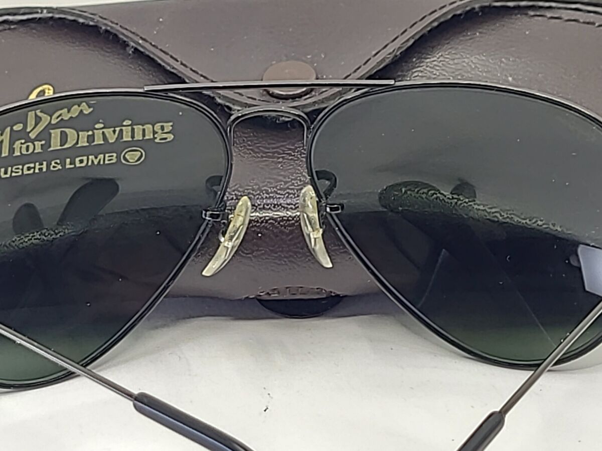 Vintage Ray Ban Black Driving Sunglasses 58□14 L2823 WRAS Vintage Ray Ban Black Driving Sunglasses 58□14 L2823 WRAS