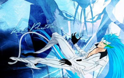 Anime espada grimmjow jeagerjaques Stitched Gaming Mat Desk