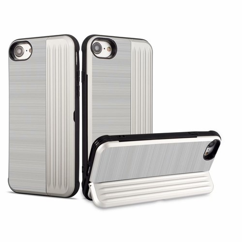 Funda protectora híbrida a prueba de golpes con ranura para tarjetas con soporte para tarjetas para iPhone 6s 7/8 7Plus - Imagen 35 de 58