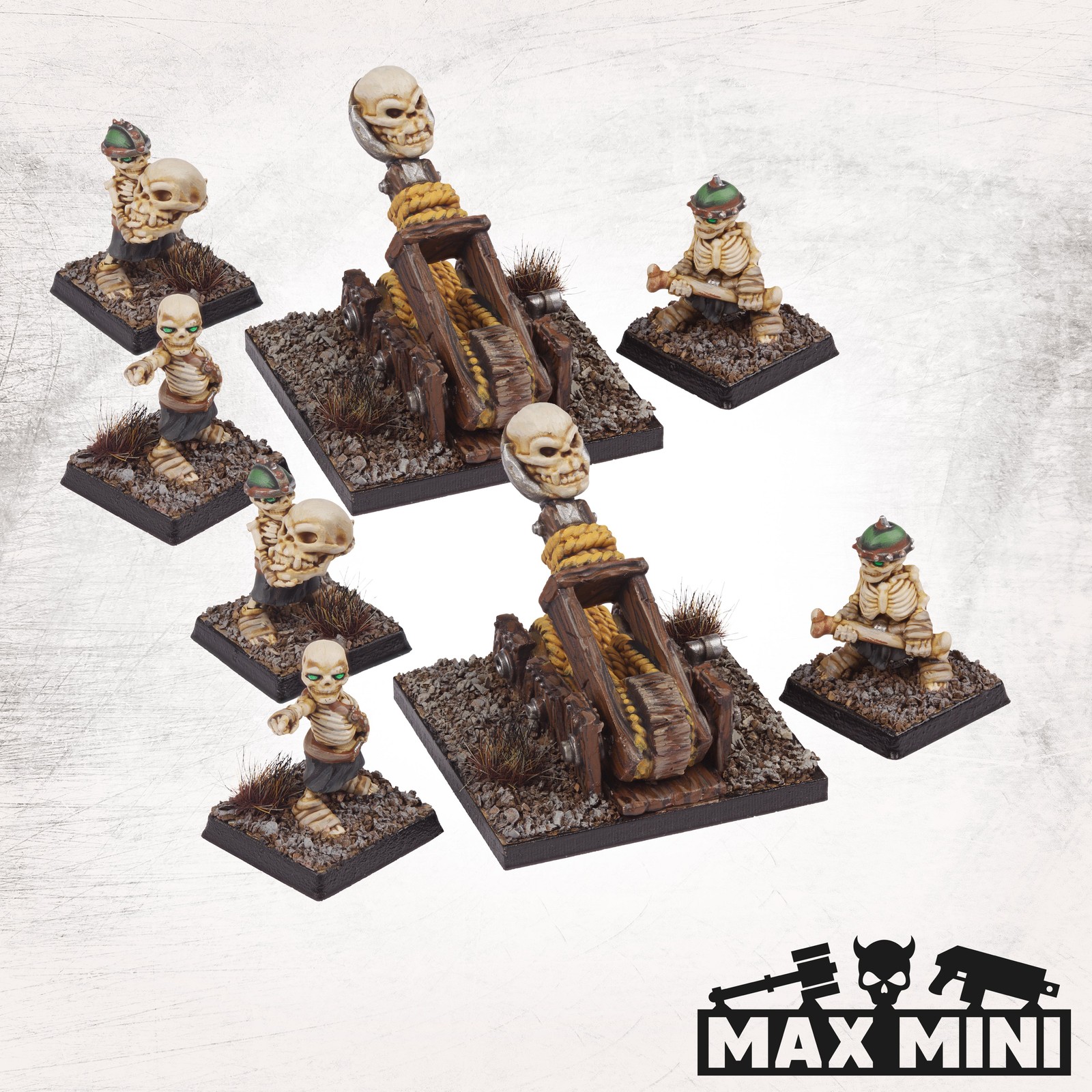 MaxMini BNIB Skeleton Halfling Catapults