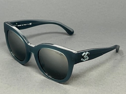 Chanel CH5358A-1572/W6 Milky Green 53mm Women's Sunglasses Round Plastic